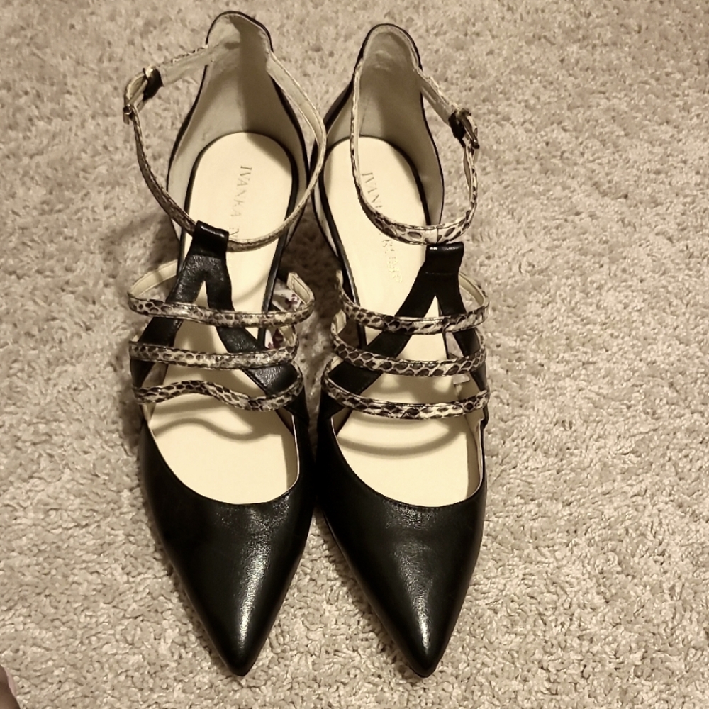 Elegant Black Strappy Women's Shoes